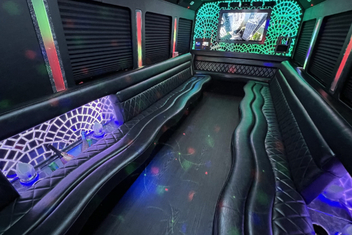 Corpus Christi Limo Bus Interior