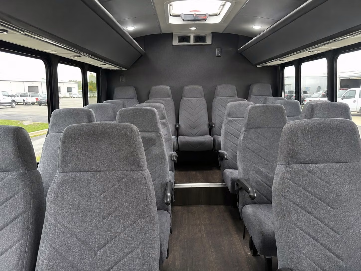 15 passenger minibus inside