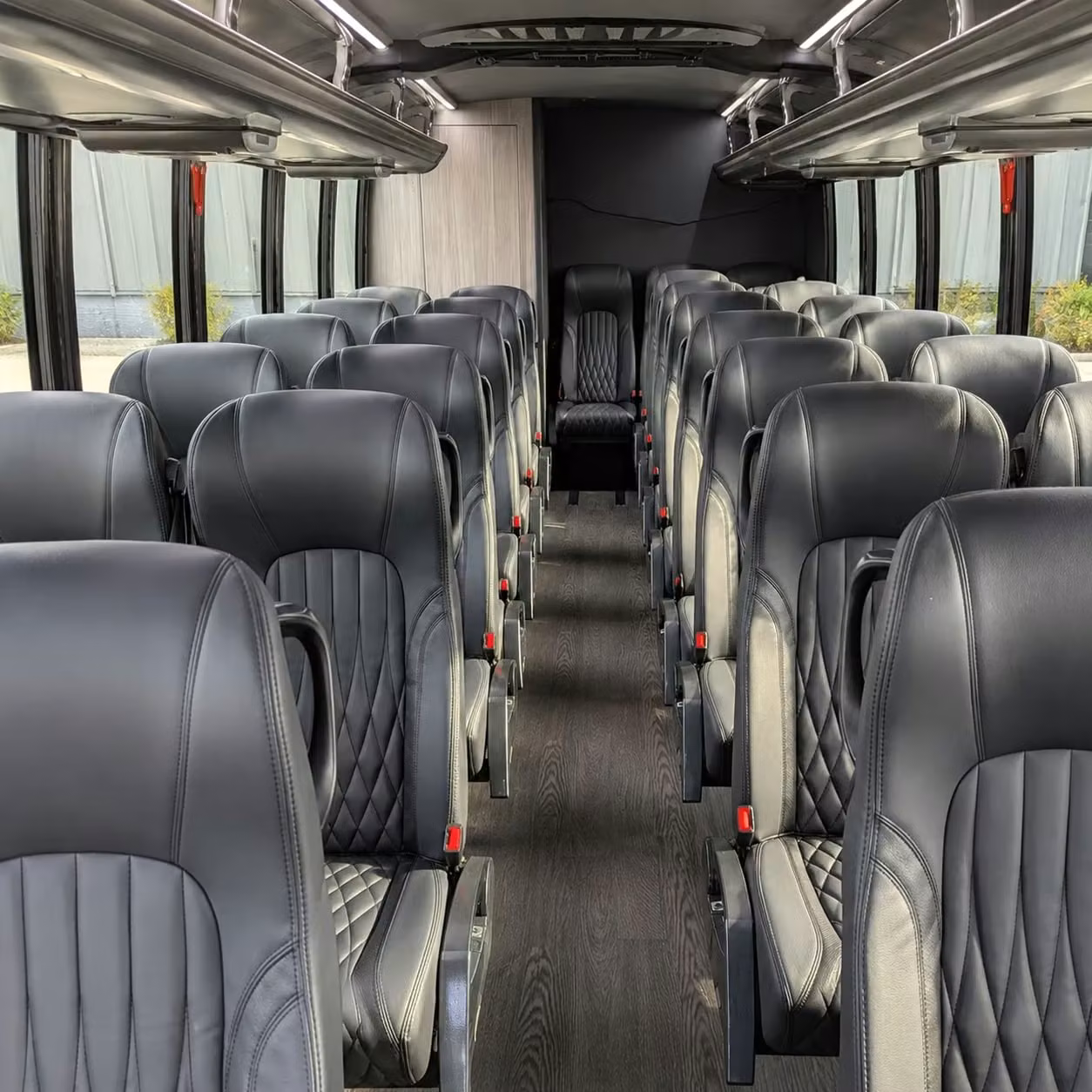 28 passenger minibus inside
