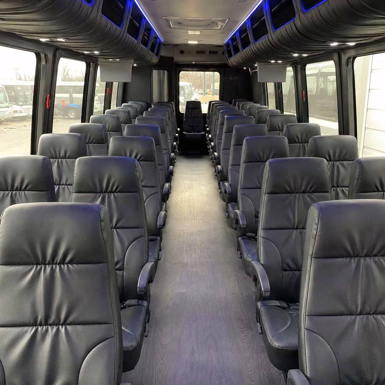 35 passenger minibus inside