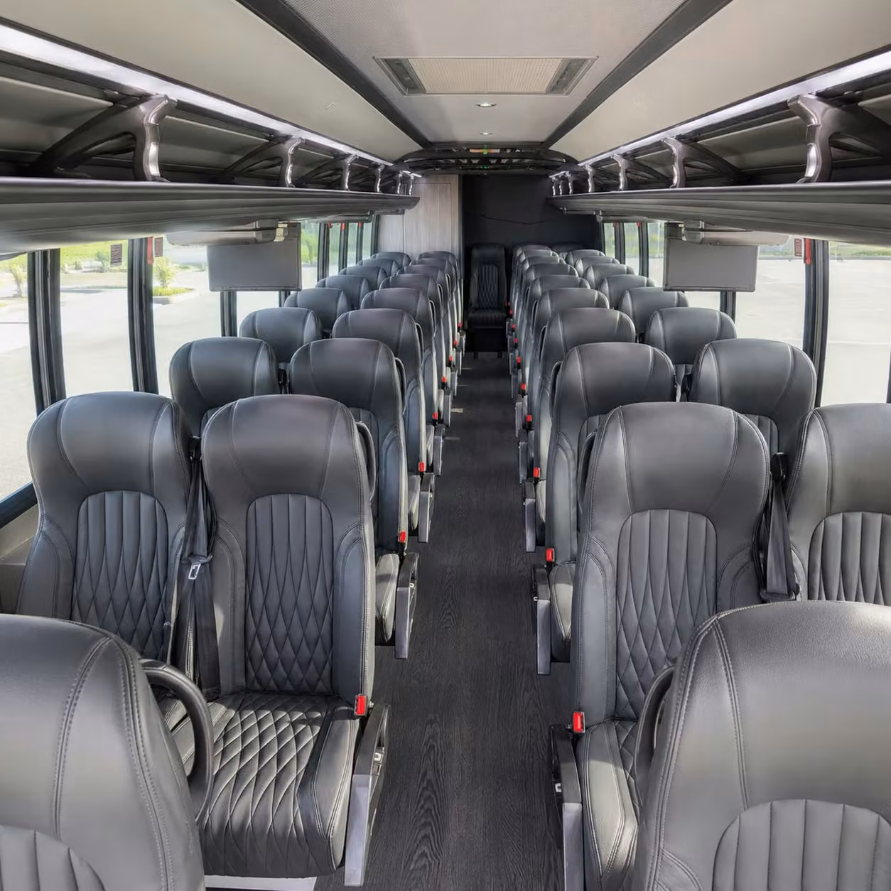 35 passenger minibus interior