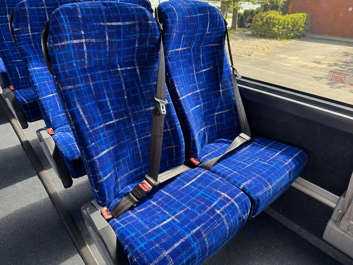 56 passenger charter bus inside