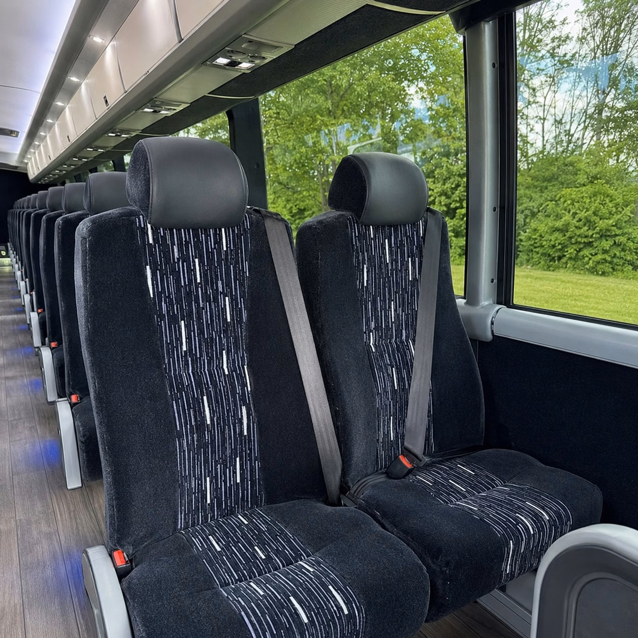 corpus christi charter bus rental interior
